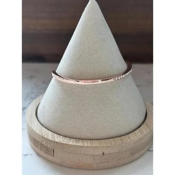 Kate spade Rose Gold Open Cuff Bracelet with Clear Crystals - Picture 4 of 6